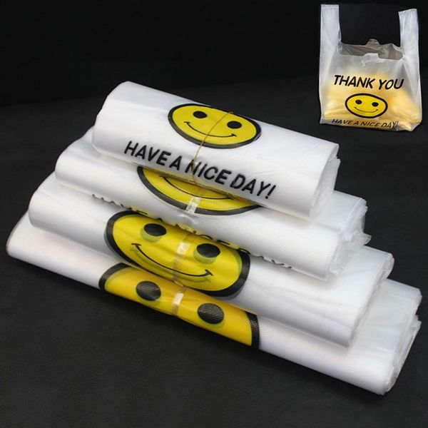 50pcs plastic bags with handle supermarket shopping bag thank you smiling face gifts clear carrier bags lovely style party pouch
50pcs plastic bags with handle supermarket shopping bag thank you smiling face gifts clear carrier bags lovely style party pouch
