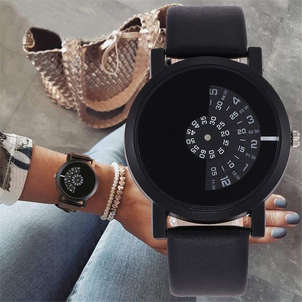 fashionable couple alloy watch pu strap personality round dial casual wristwatch lover watch, Slivery;brown
fashionable couple alloy watch pu strap personality round dial casual wristwatch lover watch, Slivery;brown