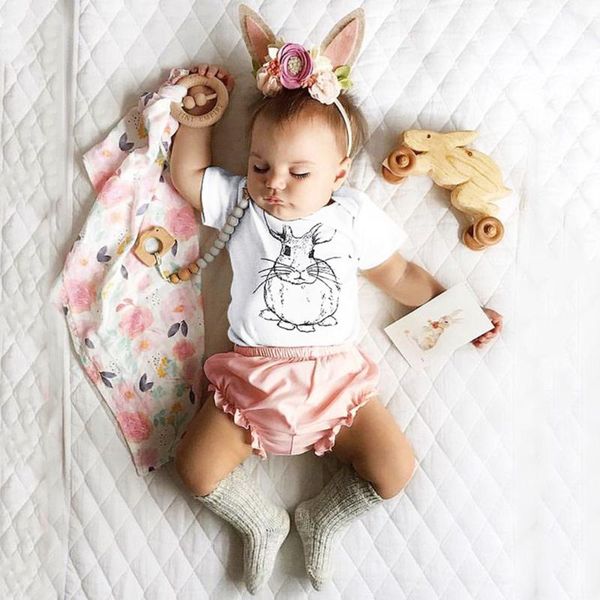 infant baby girls easter day cartoon romper+shorts+headbands set conjunto infantil menina deguisement enfant fille sets, White
infant baby girls easter day cartoon romper+shorts+headbands set conjunto infantil menina deguisement enfant fille sets, White