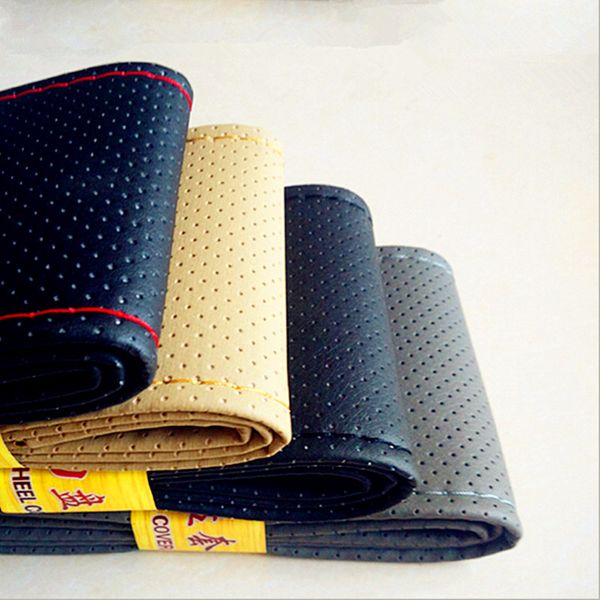 universal braid on the steering wheel sew microfiber car steering wheel cover the entire single connector 38cm
universal braid on the steering wheel sew microfiber car steering wheel cover the entire single connector 38cm