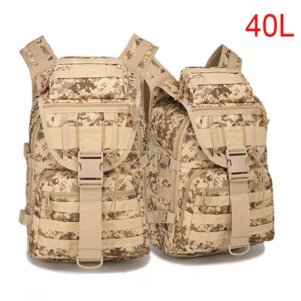 40l tactical backpack camping bag mountaineering army bag men's hiking outdoor backpack rucksack travel bolsas
40l tactical backpack camping bag mountaineering army bag men's hiking outdoor backpack rucksack travel bolsas
