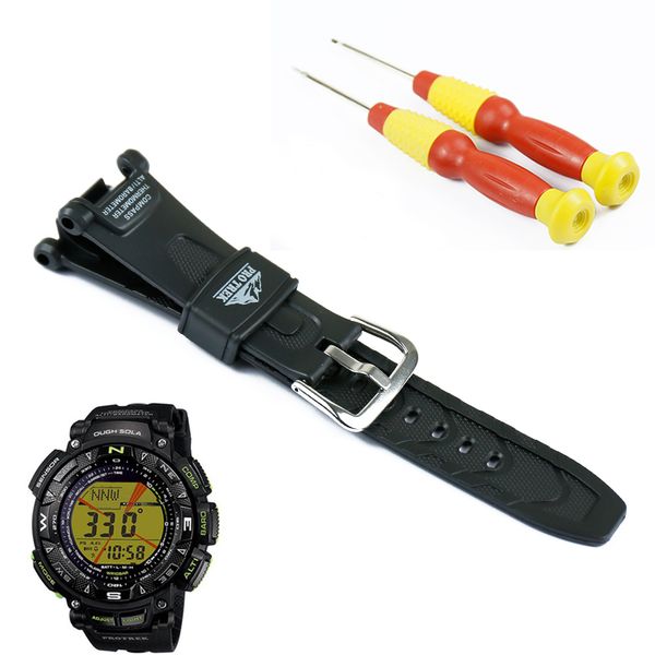 pin buckle black resin strap men for outdoor sports hiking waterproof watch with prg-240 prg-40 watch band accessories, Black;brown
pin buckle black resin strap men for outdoor sports hiking waterproof watch with prg-240 prg-40 watch band accessories, Black;brown