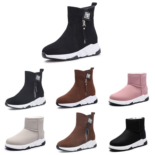 casual non-brand designer winter boots for women triple black red beige brown leather suede snow ankle boots keep warm 35-40 style 14
casual non-brand designer winter boots for women triple black red beige brown leather suede snow ankle boots keep warm 35-40 style 14