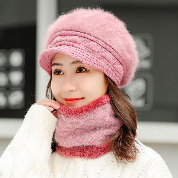 windproof lady hat winter plush velvet thick scarf cap mother warm beanies outdoor faux fur hat and collar scarf two set, Blue;gray
windproof lady hat winter plush velvet thick scarf cap mother warm beanies outdoor faux fur hat and collar scarf two set, Blue;gray