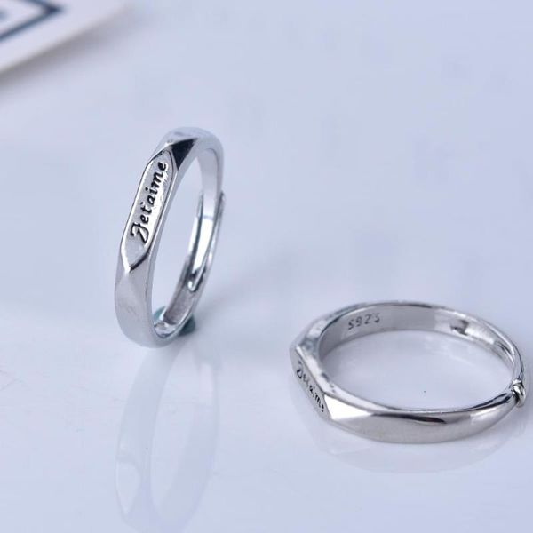 new trendy i love you couple rings wedding set rings for women and men 1 pair engagement set jewelry, Slivery;golden 
new trendy i love you couple rings wedding set rings for women and men 1 pair engagement set jewelry, Slivery;golden