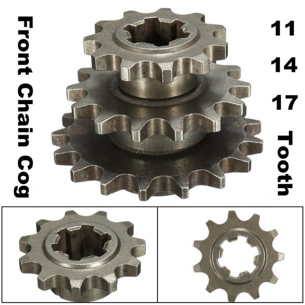 t8f 8mm 11/14/17 tooth front pinion sprocket chain cog for 47cc 49cc mini moto dirt bike
t8f 8mm 11/14/17 tooth front pinion sprocket chain cog for 47cc 49cc mini moto dirt bike