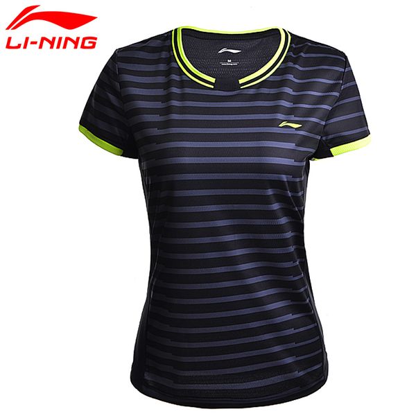

women's badminton shirts at dry breathable regular fit sports t-shirts lining tee aaym132 wts1294, White;yellow
