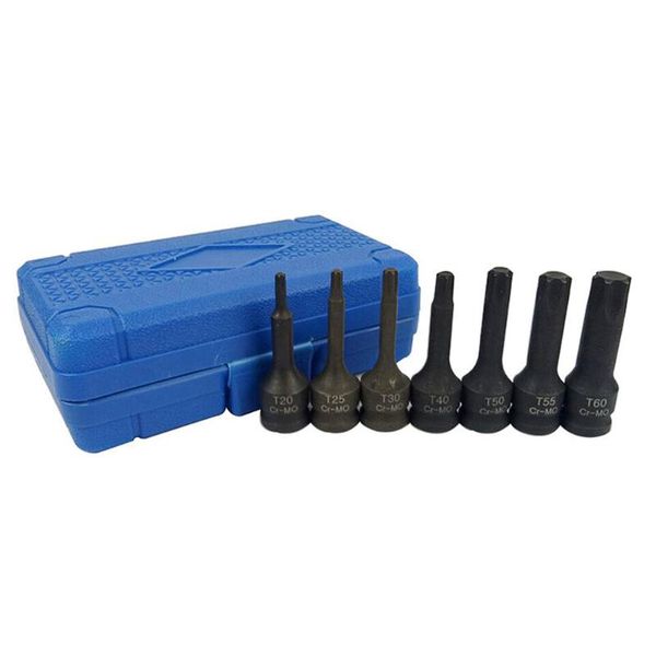 3/8" square drive impact torx star bits socket 7 piece set cr-mo screwdriver bit socket wrench tools t type m type h
3/8" square drive impact torx star bits socket 7 piece set cr-mo screwdriver bit socket wrench tools t type m type h