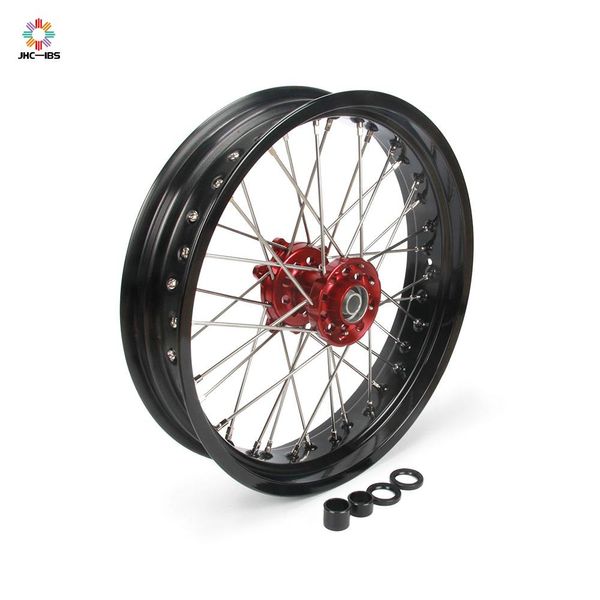 

front rear 21*1.6 17*3.5 wheel rims complete hub 36 spokes for cr 125 cr 250 02-13 crf 250r crf 450r 250x 04-13 supermoto