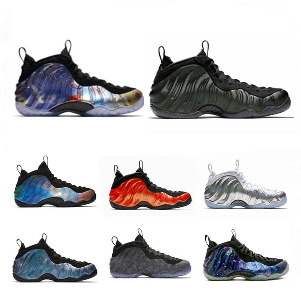 foam one abalone habanero red floral penny hardaway men basketball shoes black metallic gold alternate galaxy fleece sports sneakers 41-47