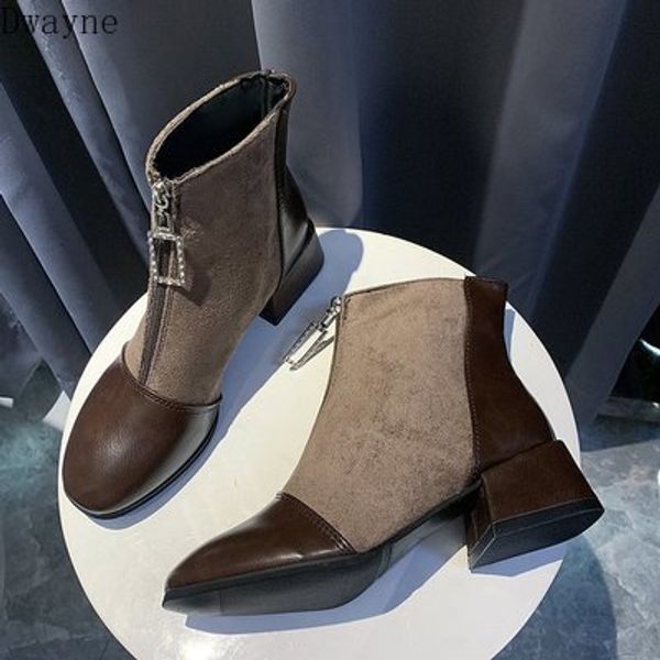 fall / winter 2020 new medium heel square toe boots rhinestone leather stitching plus velvet women's boots, Black
fall / winter 2020 new medium heel square toe boots rhinestone leather stitching plus velvet women's boots, Black
