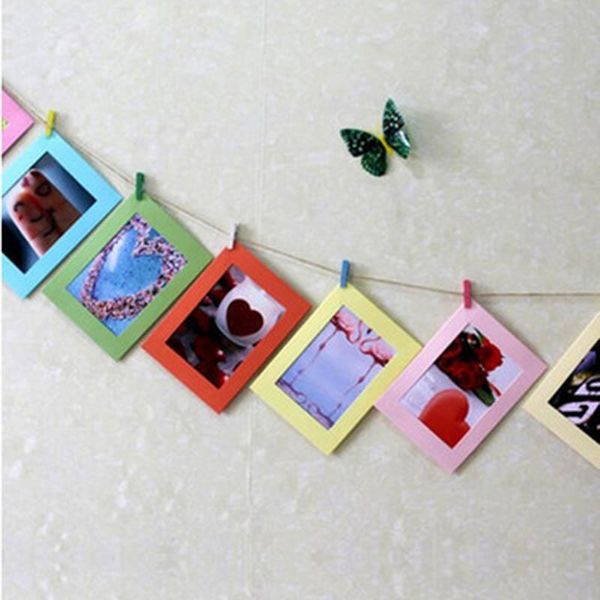 10шт красочные diy настенные бумажные фоторамки квадратные настенные симпатичные бумажные фоторамки с веревкой деревянный клип фотографии
10шт красочные diy настенные бумажные фоторамки квадратные настенные симпатичные бумажные фоторамки с веревкой деревянный клип фотографии