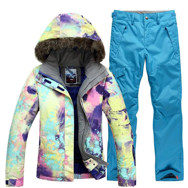 ski suit women cotton pad warm waterproof ski suit women outdoor skiing snowboard jacket sets outdoor sportswear
ski suit women cotton pad warm waterproof ski suit women outdoor skiing snowboard jacket sets outdoor sportswear