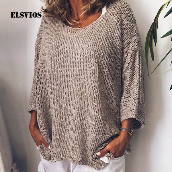elsvios 5xl women blouse 2019 autumn casual long sleeve knitting female o neck solid casual pullover loose streetwear shirt, White
elsvios 5xl women blouse 2019 autumn casual long sleeve knitting female o neck solid casual pullover loose streetwear shirt, White