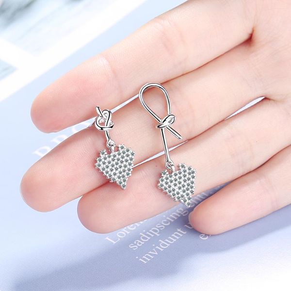 todorova romantic 925 sterling silver drop earrings for women knot heart cz zircon earring female jewelry valentine's day gift
todorova romantic 925 sterling silver drop earrings for women knot heart cz zircon earring female jewelry valentine's day gift