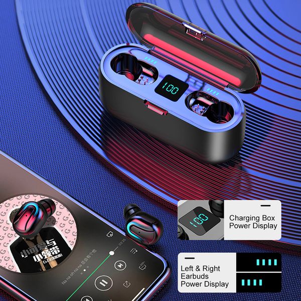 5,0 Bluetooth Беспроводной наушник 8D стерео TWS Беспроводные наушники LED дисплей с 2000mAh Pow
5,0 Bluetooth Беспроводной наушник 8D стерео TWS Беспроводные наушники LED дисплей с 2000mAh Pow