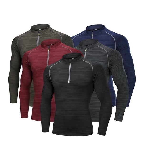 men quick dry cycling base layers t-shirt long sleeve sport sportswear men fitness outdoor running clothing training top, Black
men quick dry cycling base layers t-shirt long sleeve sport sportswear men fitness outdoor running clothing training top, Black
