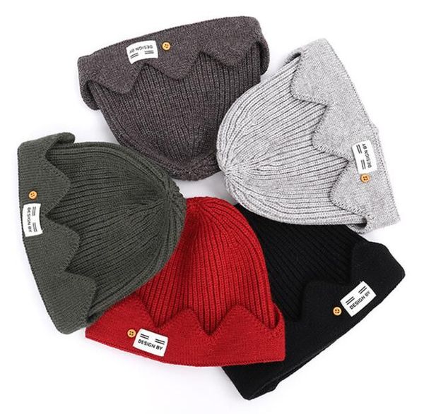 2019 autumn and winter american college wind crown knit melon hat wool hat female knitted caps woman and man knit hats, Blue;gray
2019 autumn and winter american college wind crown knit melon hat wool hat female knitted caps woman and man knit hats, Blue;gray