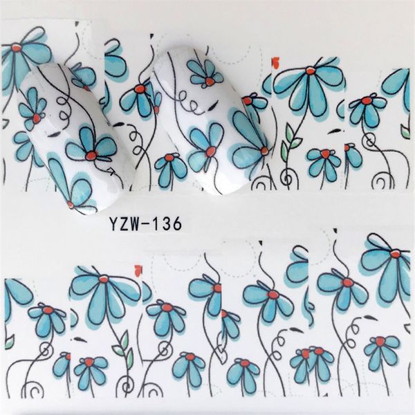 1pcs water gradient blossom flower sticker for nails wraps butterfly flower vine designs nail art decals, Black 
1pcs water gradient blossom flower sticker for nails wraps butterfly flower vine designs nail art decals, Black