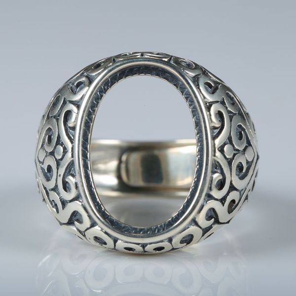 real 925 sterling silver engagement semi mount ring 13x18mm oval cabochon vintage wholesale wedding anniversary party jewelry, Golden;silver
real 925 sterling silver engagement semi mount ring 13x18mm oval cabochon vintage wholesale wedding anniversary party jewelry, Golden;silver