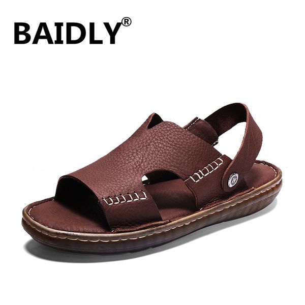 new casual genuine leather men sandals comfortable men summer leather sandals roman summer outdoor beach big size, Black
new casual genuine leather men sandals comfortable men summer leather sandals roman summer outdoor beach big size, Black