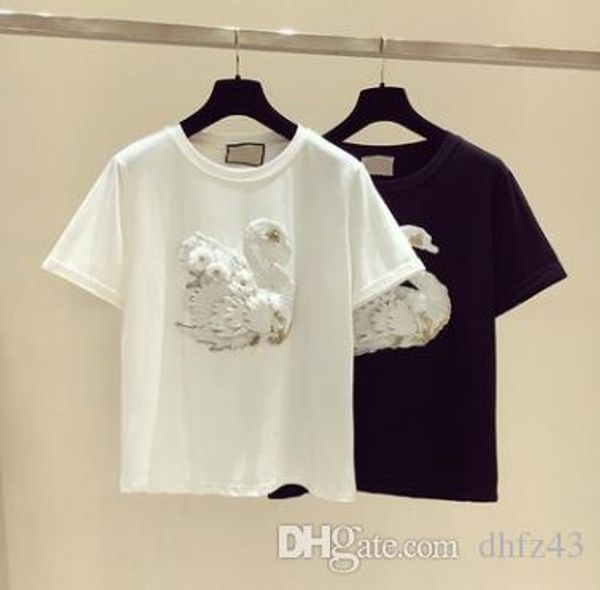мода новый стиль высокое качество tshirt женщины crew neck короткие рукава футболки топы, White
мода новый стиль высокое качество tshirt женщины crew neck короткие рукава футболки топы, White