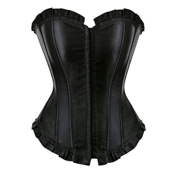 frill satin corset women plus size s-6xl gothic overbust lace-up bodyshaper white bridal corset fashion waist cincher dancing bustiers, Black;white
frill satin corset women plus size s-6xl gothic overbust lace-up bodyshaper white bridal corset fashion waist cincher dancing bustiers, Black;white