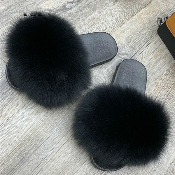fluffy really fox fur slides women fur slippers raccoon sandals furry flip flop flat home slipper woman casual cute plush shoes, Black
fluffy really fox fur slides women fur slippers raccoon sandals furry flip flop flat home slipper woman casual cute plush shoes, Black