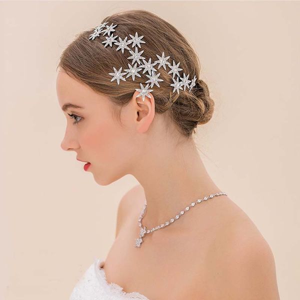 new elegant sparkly crystal star tiara hair hoop silver plated bride headdress rhinestone hair jewelry wedding accessories t-706, Golden;white
new elegant sparkly crystal star tiara hair hoop silver plated bride headdress rhinestone hair jewelry wedding accessories t-706, Golden;white