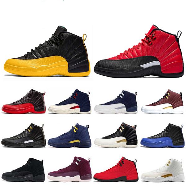 12 12s mens basketball shoes reverse flu game royal fiba dark grey ov white sports trainers sneakers 7-13
12 12s mens basketball shoes reverse flu game royal fiba dark grey ov white sports trainers sneakers 7-13