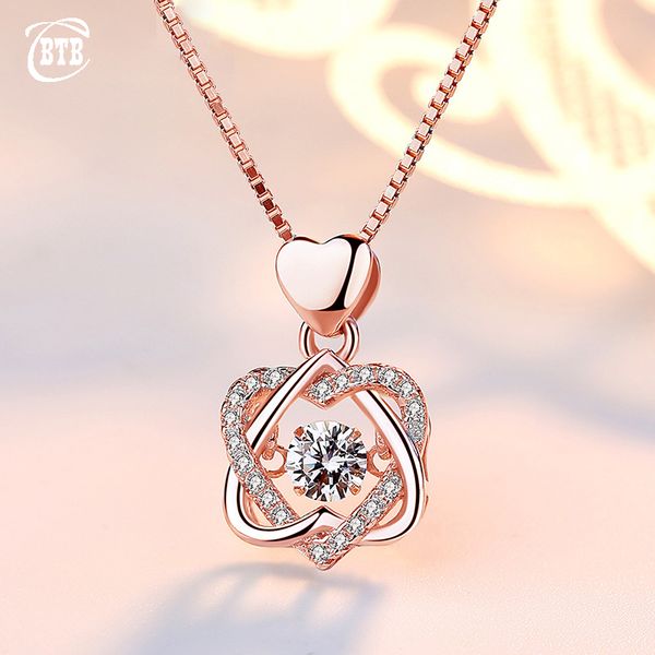 fashion romantic double heart flower pendant necklace with zircon rose gold/silver color necklace for women jewelry
fashion romantic double heart flower pendant necklace with zircon rose gold/silver color necklace for women jewelry