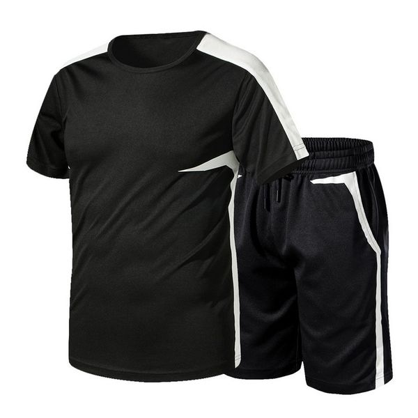 summer men's tracksuit casual short-sleeved sets striped gym fitness male sports suit t-shirt+shorts 2 piece sets sport outfits, Gray
summer men's tracksuit casual short-sleeved sets striped gym fitness male sports suit t-shirt+shorts 2 piece sets sport outfits, Gray