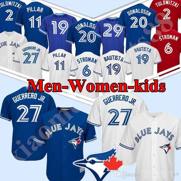 men women kids youth vladimir guerrero jr. 27 blue jays jersey 6 marcus stroman 11 kevin pillar troy cool base shirt jerseys, Blue;black
men women kids youth vladimir guerrero jr. 27 blue jays jersey 6 marcus stroman 11 kevin pillar troy cool base shirt jerseys, Blue;black