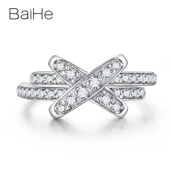 baihe solid 18k white gold about 0.56ct h/si round cut 100% genuine natural diamonds wedding women trendy fine jewelry gift ring, Golden;silver
baihe solid 18k white gold about 0.56ct h/si round cut 100% genuine natural diamonds wedding women trendy fine jewelry gift ring, Golden;silver