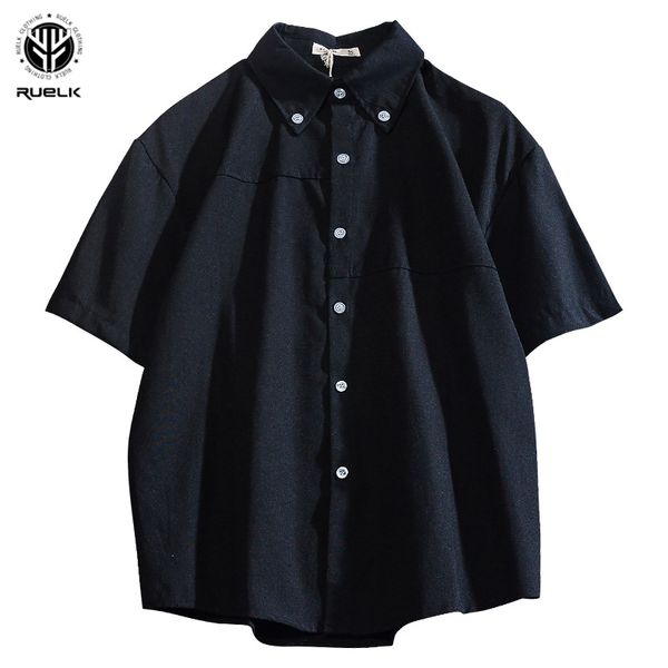 ruelk spring and summer new simple basic white shirt short sleeve youth solid color five-point sleeve shirt loose s-4xl, White;black
ruelk spring and summer new simple basic white shirt short sleeve youth solid color five-point sleeve shirt loose s-4xl, White;black