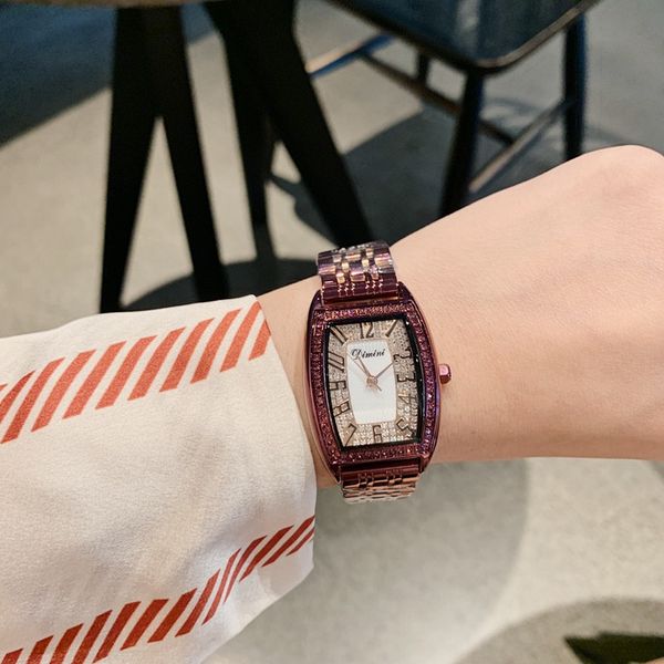 vintage roman number women dress watches full steel bracelet watch retro tonneau square wrist watch crystals shell quartz, Slivery;brown
vintage roman number women dress watches full steel bracelet watch retro tonneau square wrist watch crystals shell quartz, Slivery;brown