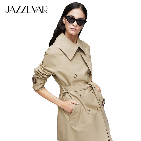 jazzevar 2019 new arrival autumn trench coat women double breasted new hooded medium length women fashion coat 9025, Tan;black
jazzevar 2019 new arrival autumn trench coat women double breasted new hooded medium length women fashion coat 9025, Tan;black