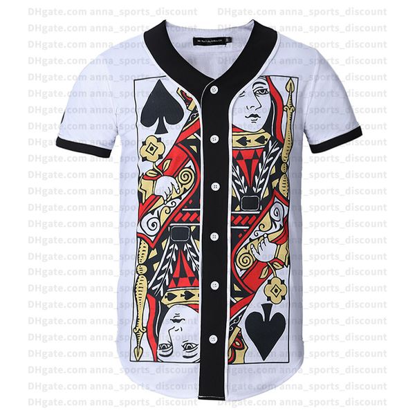 2020 new baseball uniform poker plum q pattern printing custom series comfortable and loose breathable t-shirt, Blue;black
2020 new baseball uniform poker plum q pattern printing custom series comfortable and loose breathable t-shirt, Blue;black