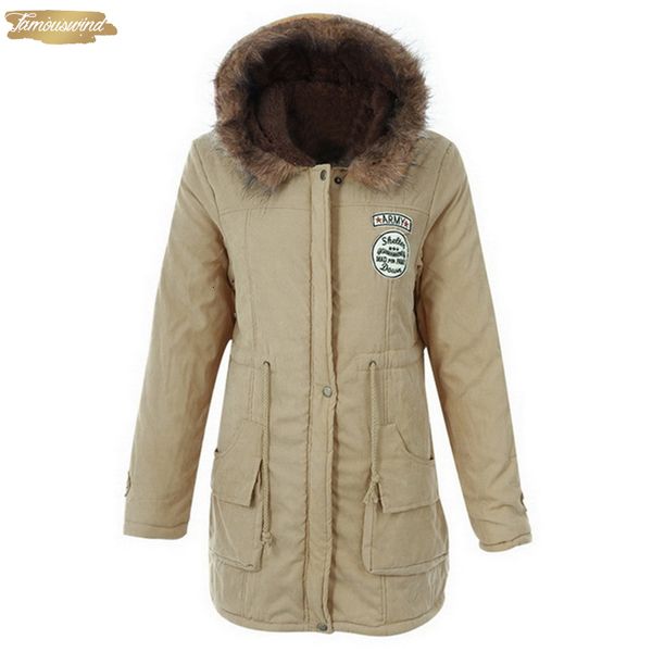 women collar 2019 fashion parkas winter jackets coats faux fur casual long parkas cotton wadded laidies overcoat, Black
women collar 2019 fashion parkas winter jackets coats faux fur casual long parkas cotton wadded laidies overcoat, Black
