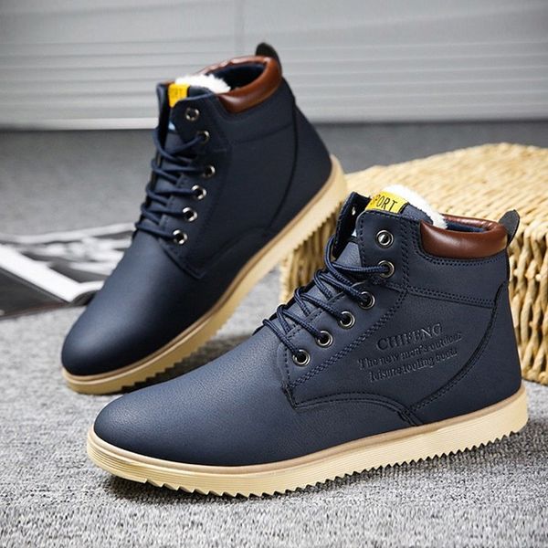 large size men shoes round-toe casual england korean-style winter plus velvet men boots soil high low big head leathe, Black
large size men shoes round-toe casual england korean-style winter plus velvet men boots soil high low big head leathe, Black