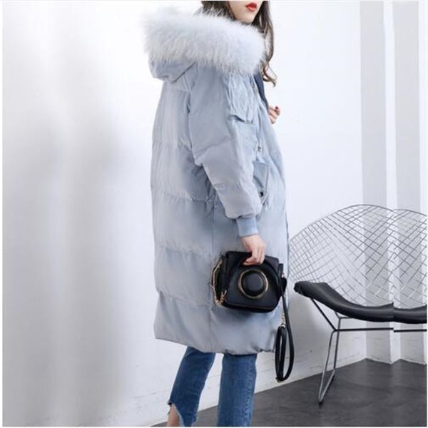 90% white duck down coat 2018 new fashion brand women's down jackets natural raccoon fur collar female parka winter jacket women, Black
90% white duck down coat 2018 new fashion brand women's down jackets natural raccoon fur collar female parka winter jacket women, Black