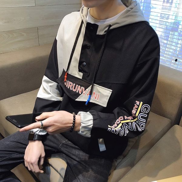 jacket 2019 spring and autumn cotton male student korean trend striped coat long-sleeved loose large hip hop ing, Black;brown
jacket 2019 spring and autumn cotton male student korean trend striped coat long-sleeved loose large hip hop ing, Black;brown
