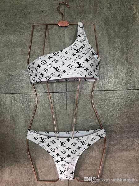 fashi8 patterns swimwear women seperated bikinis one piece swimsuits backless retro femme beach wear, White;black
fashi8 patterns swimwear women seperated bikinis one piece swimsuits backless retro femme beach wear, White;black