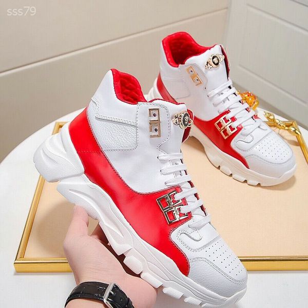 2020 new fashion simple daddy shoes men's leather high-casual shoes autumn and winter board shoe sports shoes retro warm roman shoe, Black
2020 new fashion simple daddy shoes men's leather high-casual shoes autumn and winter board shoe sports shoes retro warm roman shoe, Black