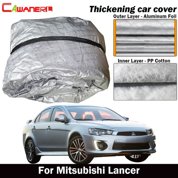 cawanerl inner cotton car cover waterproof sun shield rain hail snow resistant cover for mitsubishi lancer sedan sportback wagon
cawanerl inner cotton car cover waterproof sun shield rain hail snow resistant cover for mitsubishi lancer sedan sportback wagon