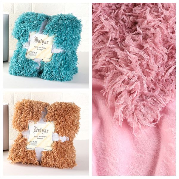 blankets double-layer feather fleece pv plush decorative for sofa office car airplane air condition background blanket bed sheet
blankets double-layer feather fleece pv plush decorative for sofa office car airplane air condition background blanket bed sheet
