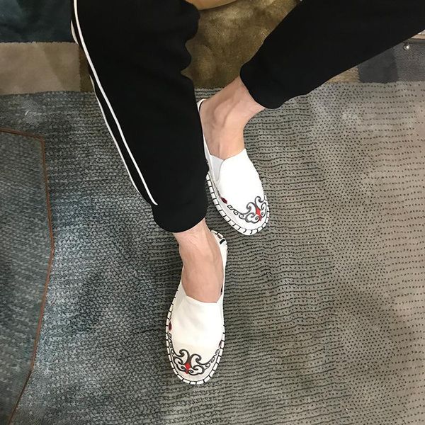 fashion mens womans canvas embroider shoes flats shoe women man canvas harajuku espadrilles loafers light hard-wearing rubber, Black
fashion mens womans canvas embroider shoes flats shoe women man canvas harajuku espadrilles loafers light hard-wearing rubber, Black