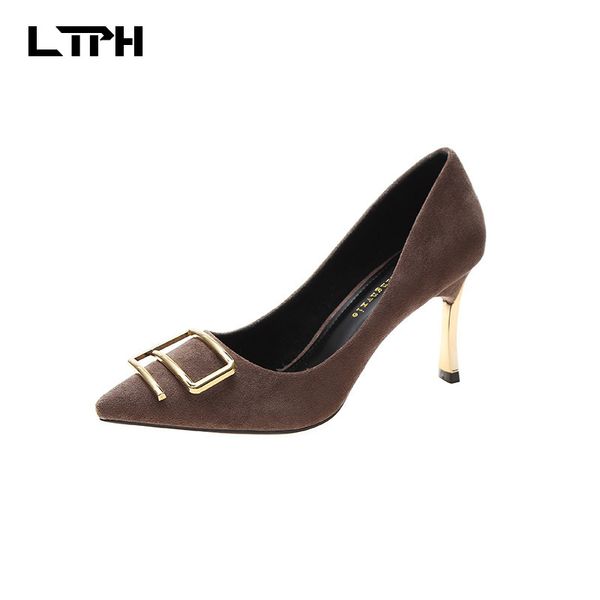 2020 spring wild pointed french small fresh girl net high heels female shallow mouth shoes zapatos de mujer, Black
2020 spring wild pointed french small fresh girl net high heels female shallow mouth shoes zapatos de mujer, Black