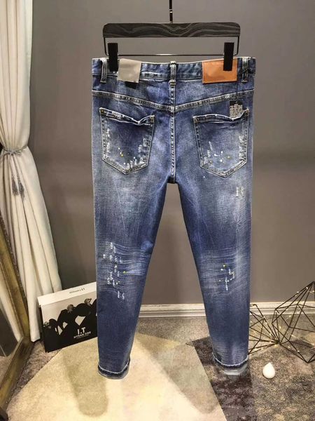 19aw tide brand stitching menswear designer jeans fashion trend brand mens jeans high end classic washed hole casual raw straight leg pants, Blue
19aw tide brand stitching menswear designer jeans fashion trend brand mens jeans high end classic washed hole casual raw straight leg pants, Blue