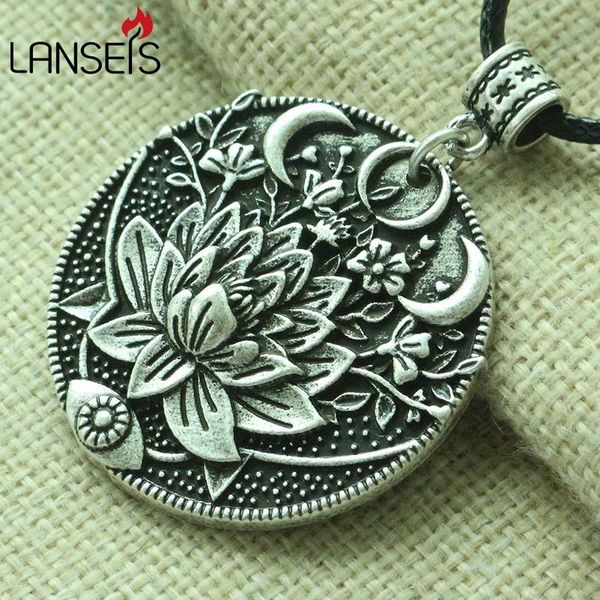 lanseis 1pcs 3d lotus eyes moon pendant prettiest women lotu mandala flower necklace phase lotus meditation yoga jewelry, Silver
lanseis 1pcs 3d lotus eyes moon pendant prettiest women lotu mandala flower necklace phase lotus meditation yoga jewelry, Silver